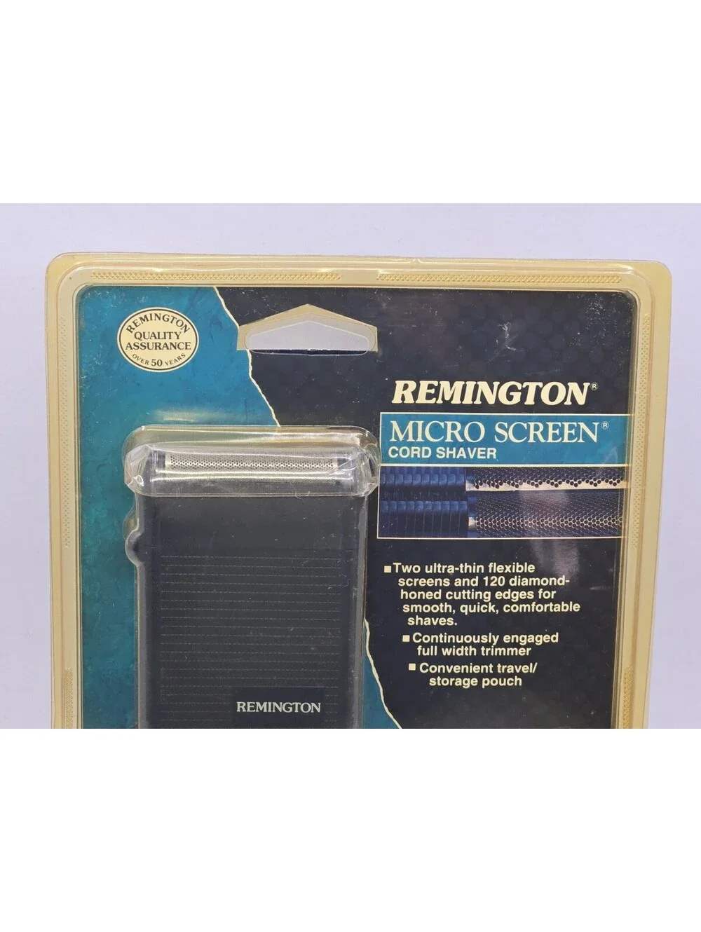 Vintage Remington Micro Screen Cord Shaver XLR-810BP Made In USA NOS